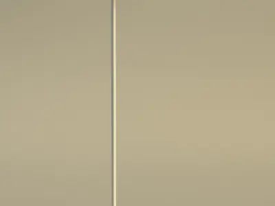 SPORT---GOLF---Flag flag waving in wind Low-poly 3D model