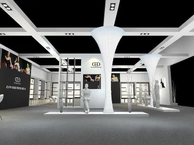 Exhibition - Area - 13X16-3DMAX2009-07 3D model