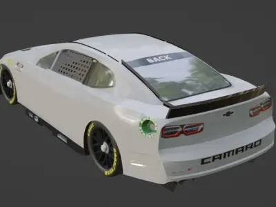 2022-2024 Chevrolet Camaro Nascar Next Gen Low-poly 3D model