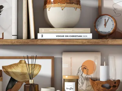 Decorative set 05 3D model