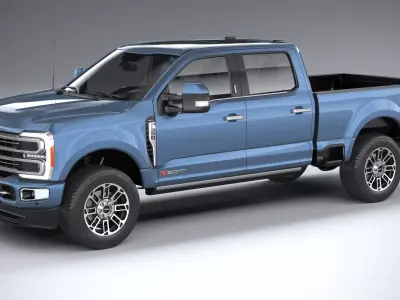 F350 Superduty Limited Edition 2023 3D model