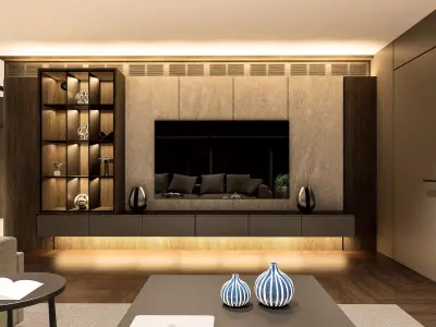 Modern living - D3 3D model