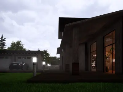 River House Model Free 3D model