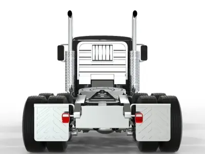 1970 White Western Star Truck  3D model