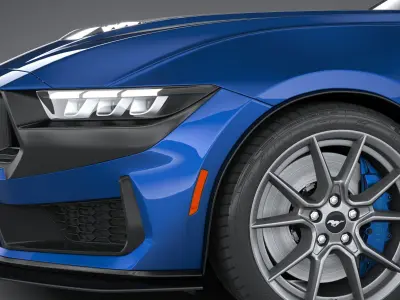 Mustang Dark Horse 2024 3D model