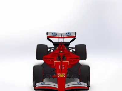 Ferrari F1 Full Car Model  3D print model