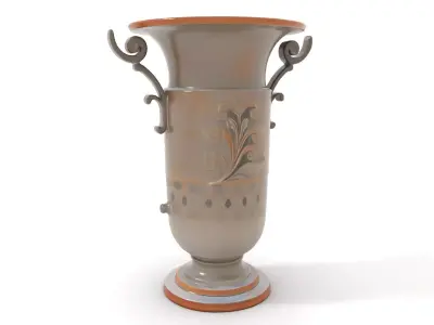 Vintage Bronze Vase model pack Low-poly 3D model