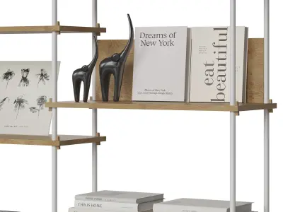 Shelving System s2003A by Moebe 3D model