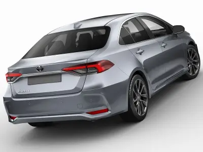 Toyota Corolla Sedan EU 2019 3D model