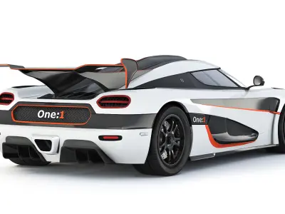 Koenigsegg One 3D model