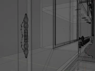 Kitchen sideboard 3D model
