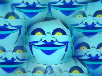 UFO ALIEN DANDADAN MASK HALLOWEEN 3D print model