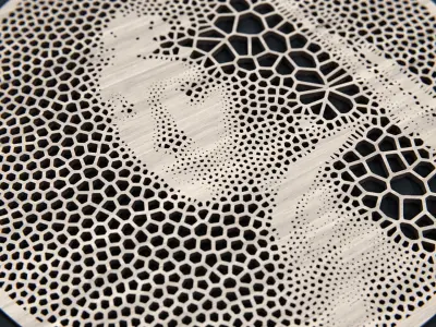 Girl With A Pearl Earring STL 3D print model