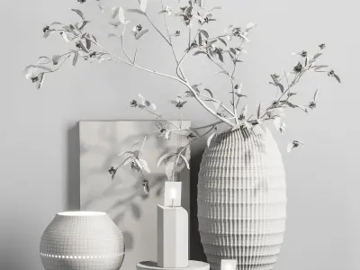Decorative set045 3D model