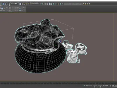 Lucky Money Bag 3D model