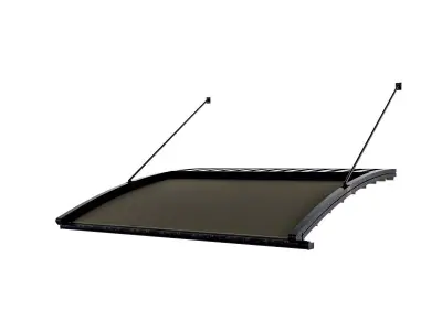 Motorized Pergola 6 damaged painted steel 3D model