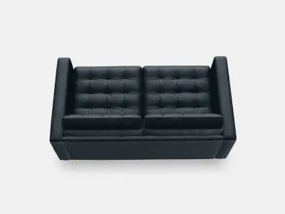 LANDSKRONA Two-seat sofa Low-poly 3D model