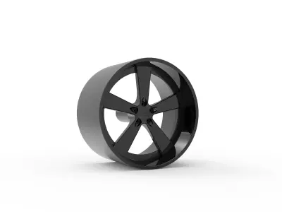 AMERICAN RACING BURNOUT WHEEL 3D PRINT MODEL 3D print model