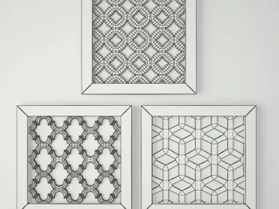 Wood Wall Decor 3D model