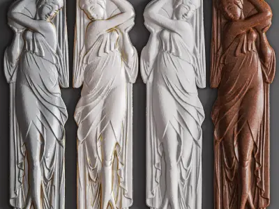 woman plaster 3D model