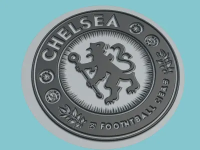 Chelsea Medallion Football 3D print model