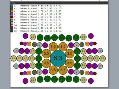 Luxury Men Rings Designs 5MR099 3D print model