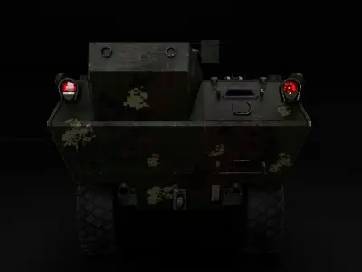  V-150 RCWS 3D Model 3D model