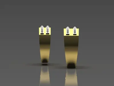 couple ring cr0017 3D print model