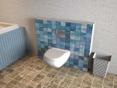 Bathroom collection 3D model