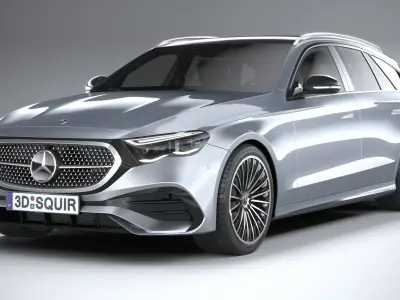 Mercedes-Benz E-class Estate AMG Line 2024 3D model