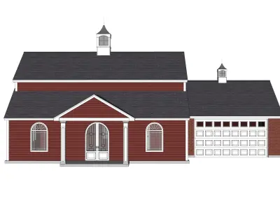 Traditional House 06 -Archimple LLC 3D model