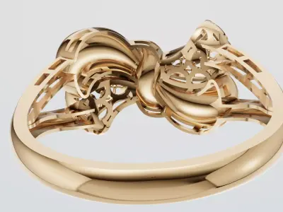 rings 3D print model