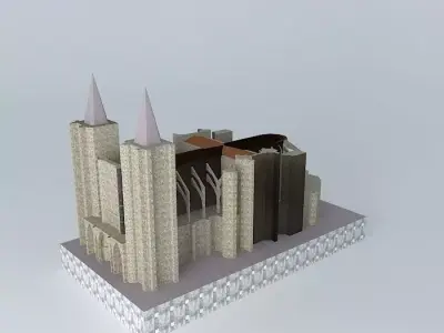 Catedral de leon Free 3D model