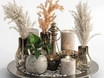 Decorative set 43 3D model