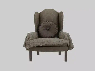 Acka furniture chair 3D model