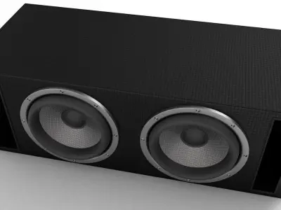 subwoofer car 3D model