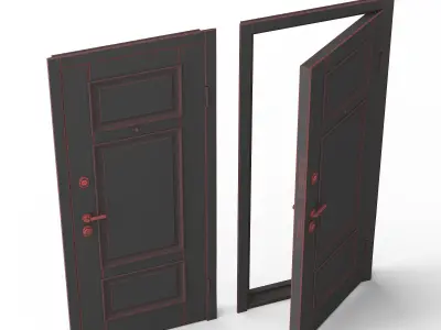 Leanna Door 3D model