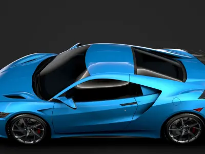 Honda NSX 2020 3D model