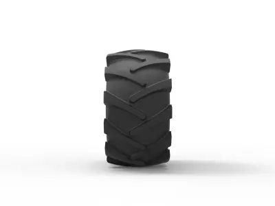 Offroad wheel 21 3D print model
