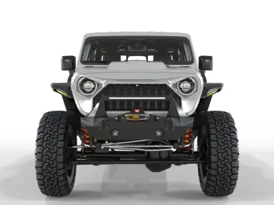 Jeep Gladiator 2020 TX American Custom  3D model