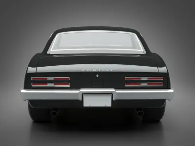 1968 Pontiac Firebird 3D model