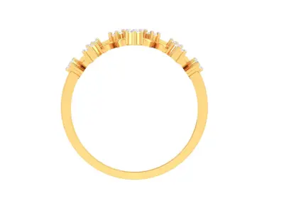 Crown Ring - 13 3D print model