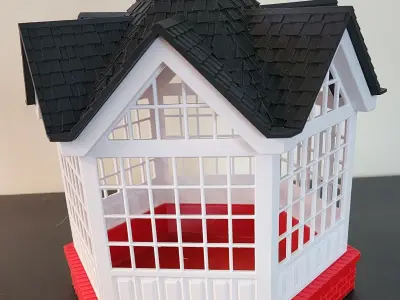High Definition 3d Printed Decorative Tea Room 3D print model