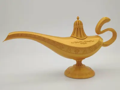Aladdin Genie Magic Lamp  3D print model
