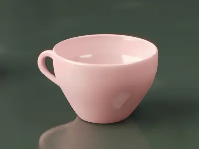 CUP OF WATER Free 3D model