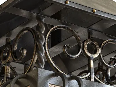 Weather vane dragon 3D model