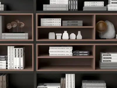 bookcase bookcases for living room 3D model
