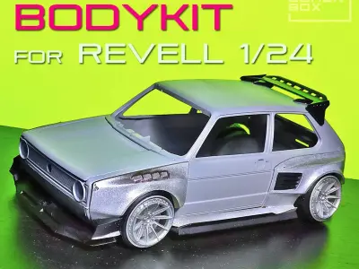 GOLF 1 BB01 BODYKIT For REVELL 1-24th scale 3D print model