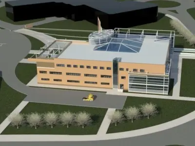 university complete revit project 3D model