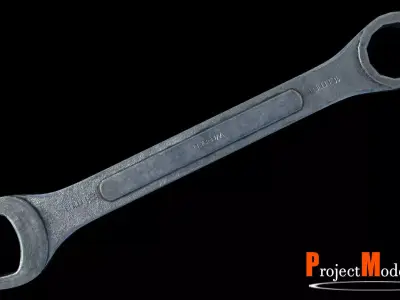 Wrench-Version002 wrench Low-poly 3D model